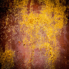 Rusty Texture of a Metal Spatula