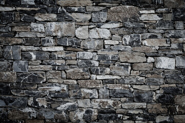 wall of stones as a texture