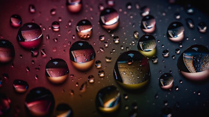 water drops. generative ai