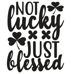 St. Patrick's Day Shirt Design Print Template, Lucky Charms, Irish, everyone has a little luck Typography Design