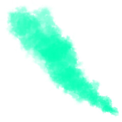 light green smoke