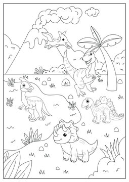 coloring kids for kids activity © styo