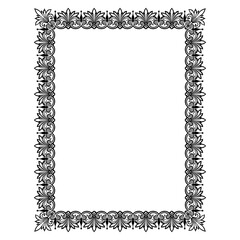 classic ornate frame for invitations, banners, and flyers