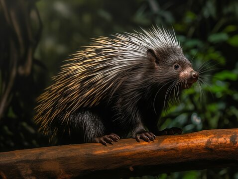 The Charming Quills Of The Long-tailed Porcupine