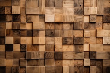 Generative Artistry: The Playful Expression of Wood Panels, Tiles, and Blocks in Natural Light: Generative AI