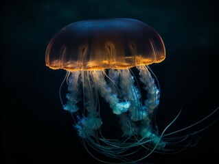 The Celestial Dance of the Jellyfish in Deep Sea