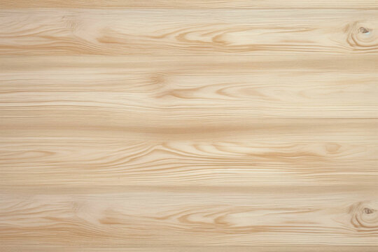Top view of wood or plywood for backdrop, light wooden table with nature pattern and color. Generative AI