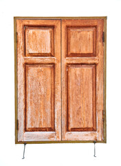 Thai style wood windows