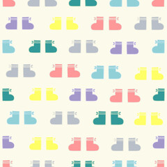 Fototapeta premium I love you Mum seamless pattern