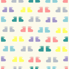 Fototapeta premium I love you Mum seamless pattern