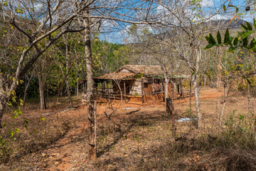 Hike near Trinidad along the Rio Guanayara and through the fields to the waterfalls