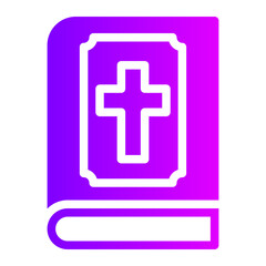 Obraz premium christianity gradient icon