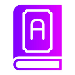 dictionary gradient icon