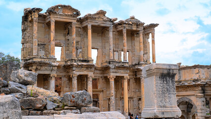Obraz premium Celsus Library in Ephesus, Turkey