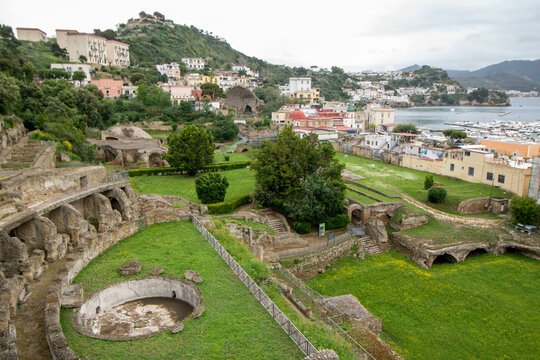 Bath of Baia archaeological site in Campania