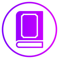 book gradient icon