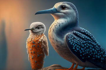 Creative world of new creatures, animals, fantasy land, magical anatomy, colorful universe, door of dreams, Generative AI