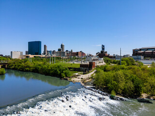 Downtown Indianapolis Skyline and White River