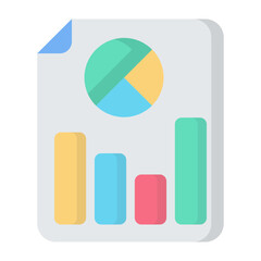 Data Report Flat Icon