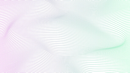 gradient wavy background. abstract vector lines wallpaper