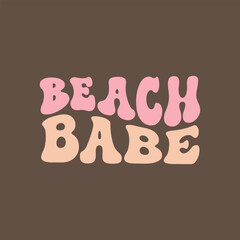 Beach Retro t-shirt Design