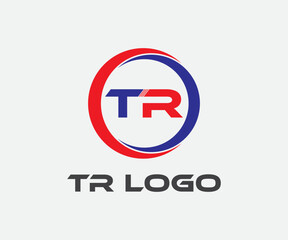 RT, TR, R, and T abstract letters logo, monogram alphabet letters monogram logo, TR or RT abstract TR initials logo, alphabet TR or RT illustration monogram vector logo template in round shape