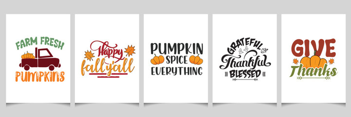 Thanksgiving Bundle - Thanksgiving SVG Bundle - Fall vector Bundle - Autumn quotes bundle - cute fall Designs - Autumn Bundle - Silhouette - PNG