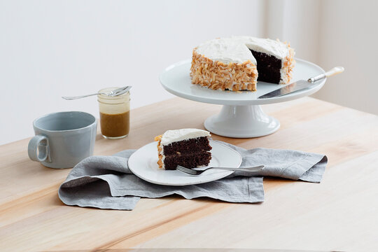 Chocolate coconut cake 