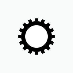 Gear Icon - Setting or Cog Vector Sign and Symbol for Design, Presentation, Website or Apps Elements. 