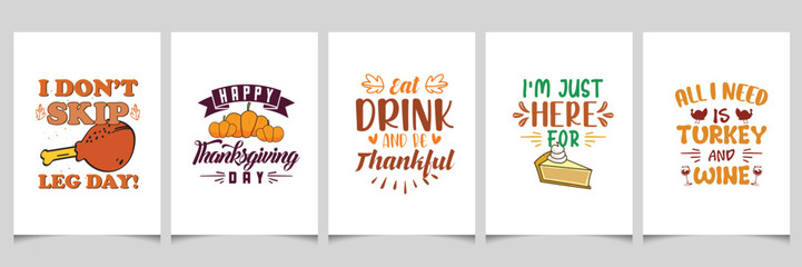 Thanksgiving Bundle - Thanksgiving SVG Bundle - Fall vector Bundle - Autumn quotes bundle - cute fall Designs - Autumn Bundle - Silhouette - PNG	