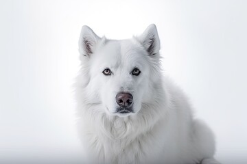 Fototapeta premium Happy puppy dog on isolate background, Generative AI