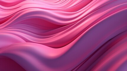 Obraz premium Pink Undulating lines shape a Colorful speculative establishment. AI Generated