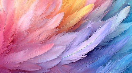 pastel colour tuft inquisitively establishment. AI Generated