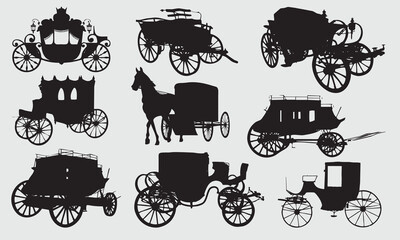 Obraz premium Carriage Vector design