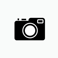 Camera Icon. Photography , Photographer Symbol for Design, Presentation, Website or Apps Elements - Vector.       