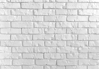 background of White brick wall with peeling plaster, stone texture. Concrete loft style design ideas living home. Place for design