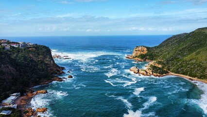 Drone Photo of the Knysna Heads
