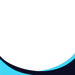 Navy Wave Footer Element-08