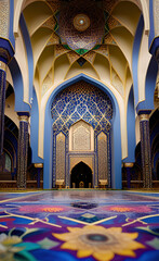 Naklejka premium Mosques of Arab countries And Islamic - Created with Generative AI Technology