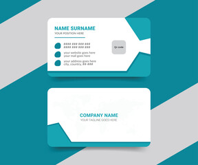 Medical and Healthcare Business Card Template | Clean & Modern Professional Hospital Business Card Design.
