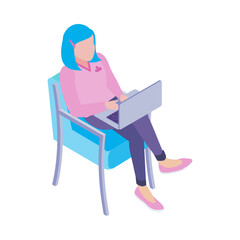 Library On Chair Composition