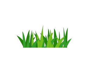 Green grass. Gazon. Vector icon. web version.
