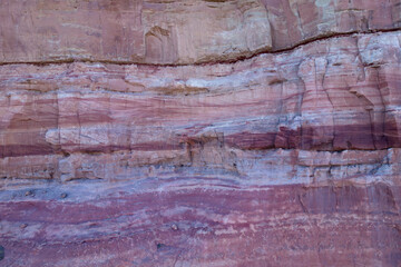 red rock canyon closeup. Arizona mountain 