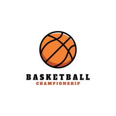 Basketball Logo Template Vector Illustration