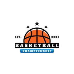 Basketball Logo Template Vector Illustration