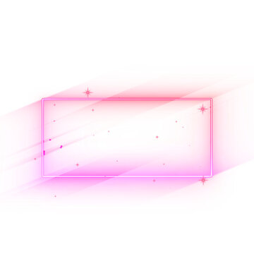 Fault rectangle gradient colorful bright neon border