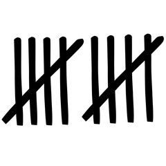 Tally Marks Illustration