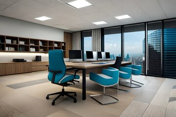 Luxury and modern interior of beautiful office