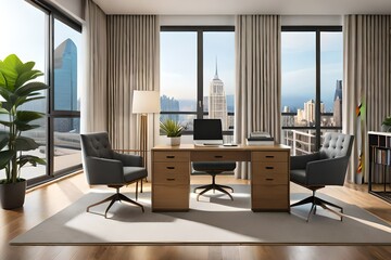 Interior Design of meeting room, hall 