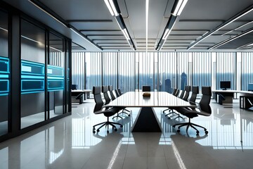 Interior Design of meeting room, hall 